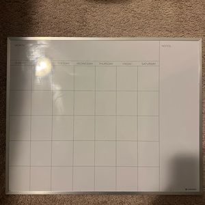 Calendar white board